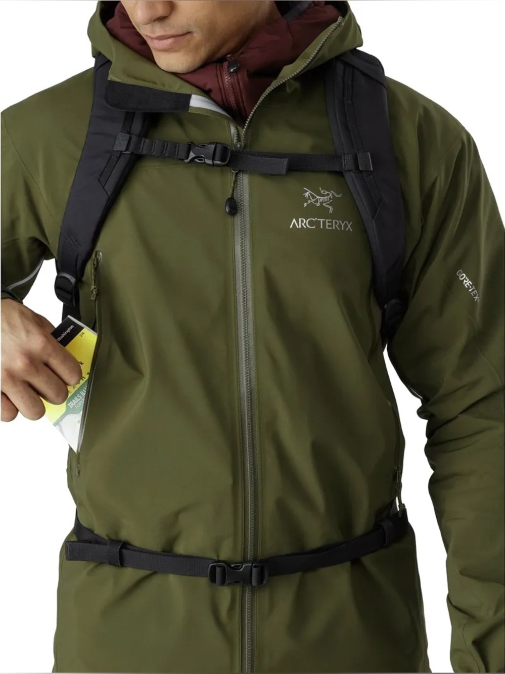 Arc'teryx Zeta AR Gore‑Tex Jacket-Men’s XL in Olive Green - Picture 3 of 16